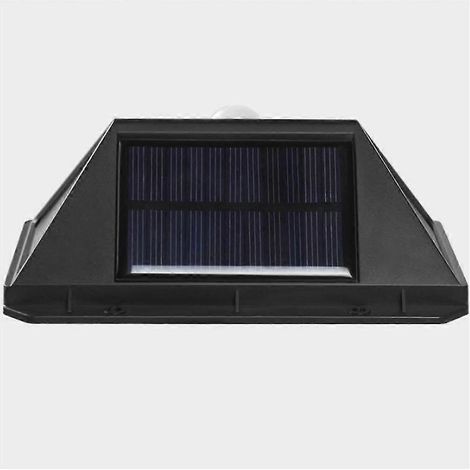 Lámpara solar de exterior para jardín, aplique de pared con sensor de movimiento LED y sensor de movimiento, resistente al agua ( ).
