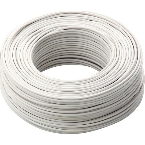 Cavo bianco da 1x2,5mm² - 10mt cordina unipolare fs17 (1/2)