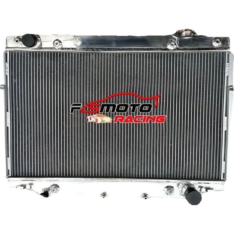 Radiador de aluminio, tamaño del núcleo 16 3/4" × 28 5/8" × 1 3/5", tamaño total 22 3/8" × 31 3/4" × 5 1/4", compatible con SUV de lujo de tamaño completo 96-97, compatible con SUV de tamaño completo (1/5)