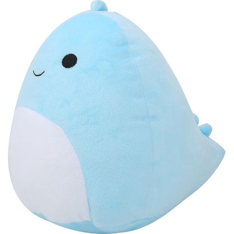 Coussin dinosaure en peluche, jouet en peluche mignon et doux, poupée dodue, cadeau de Noël pour enfants, 20 cm, bleu (1/5)