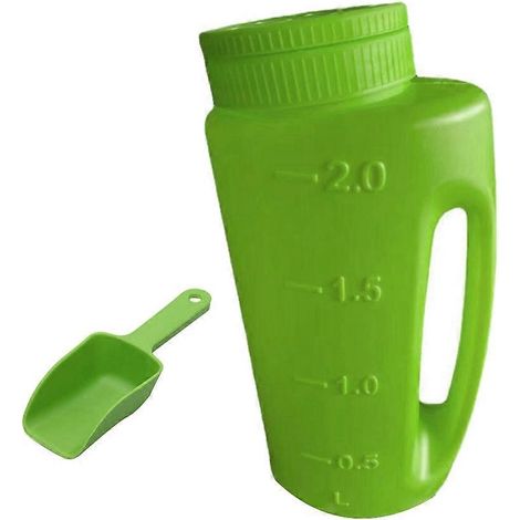 Gazon graine Spreader à main Shaker pour gazon graines Ice Melt Salt Calcium Deicer Weed et Feed Spreader réglable (1/5)
