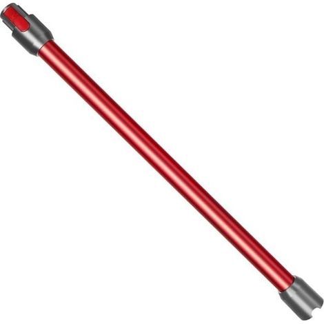 Tube d'extension – – Compatible avec les aspirateurs Dyson V7, V8, V10, V11 et V15 – 73 cm – Rouge – Accessoire pour aspirateur