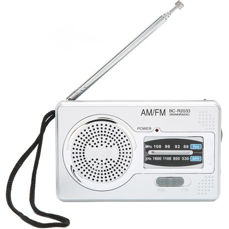 Radio AM/FM Portable Mini avec Fonction Réveil - Idée Cadeau Pratique (1/5)