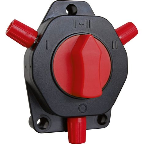 1 - Interrupteur Isolateur - Disjoncteur De Clôture - Pour Système Électrique Et Secteur - Noir - Montage Fixations Incluses