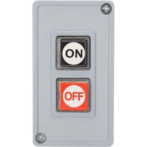 Interrupteur Bouton-Poussoir pour Portail et Porte de Garage TPB‑2 250VAC (1/5)