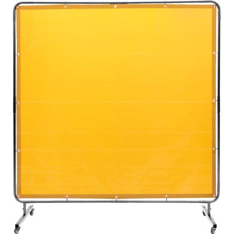 VEVOR tenda per saldatura 1,8x1,8 m tenda di protezione per saldatura in vinile ignifugo parete di protezione per saldatura con 4 ruote girevoli e coperta per saldatura con protezione UV a 6 livelli (1/5)