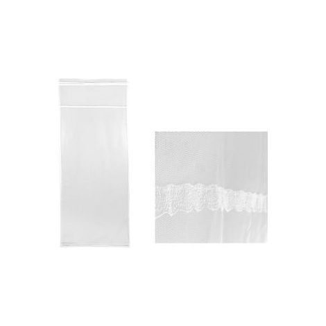 Rideau en voile, 60x160 cm, 2 pièces par paquet (lot de 10)