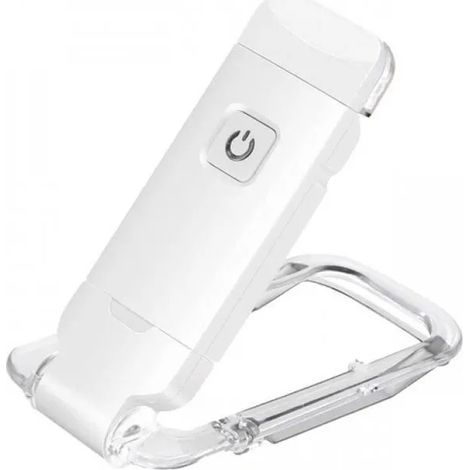 Lampe de Lecture Rechargeable, Lampe Clip Lire Dans Lit, 4 Réglages de Luminosité, 2 Couleurs Chaudes, Protection des Yeux, ODIPIE (1/4)