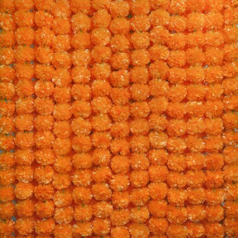 Guirlande De Souci - 5 Pièces - 152 Cm Par Pièce - Pour Décoration Festive Maison Mariage Diwali Halloween - 30 Fleurs Par Guirlande (1/5)