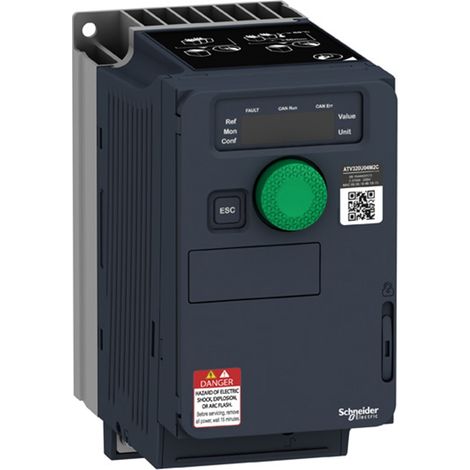Variatore di velocità ATV320 - 3kW - 380...500V - 3 phase - compatto - ATV320U30N4C (1/4)