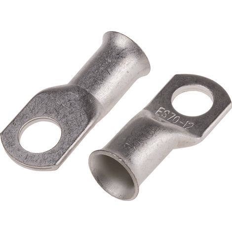 Cosses à œillet RS PRO, Non-isolé, 70mm², 12mm, 22.5mm