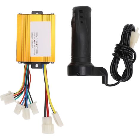 Kit de commande de vitesse avec poignée d'accélérateur pour moteur de vélo électrique 36 V 350 W, scooter électrique et tricycle électrique (1/5)