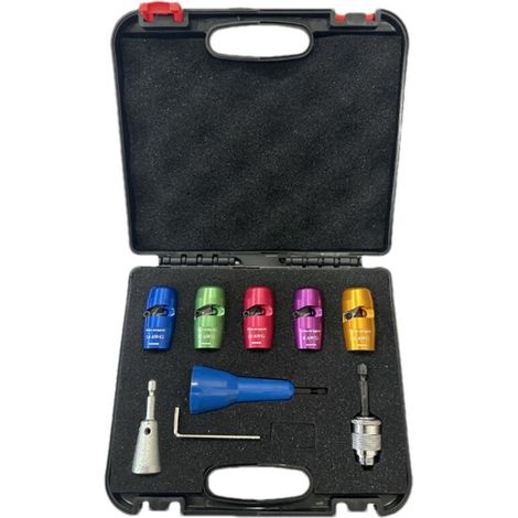 Kit de dénudeurs de câble pour perceuse Ensemble d'accessoires pour perceuse à dénuder Accessoire à dénuder pour électricien Pince à dénuder pour perceuse électrique de précision (1/5)