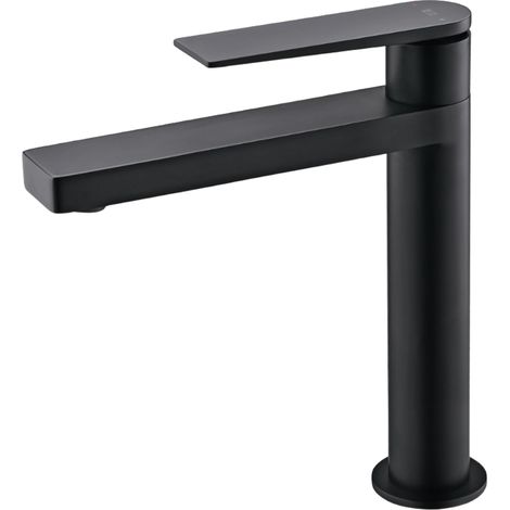 Essebagno Mitigeur lavabo haut Allure noir intégral mat