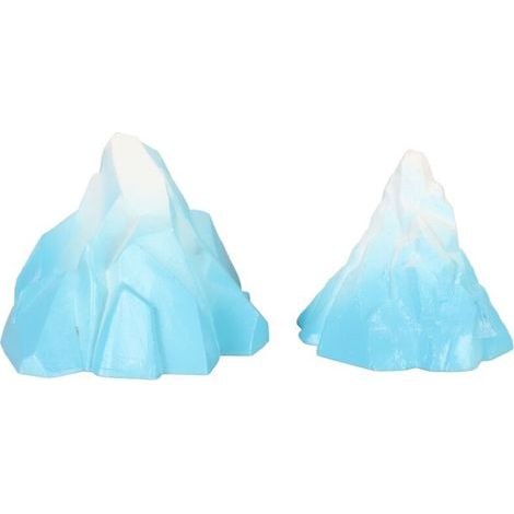 Lot de 2 décorations d'aquarium en forme d'iceberg, aménagement paysager innovant, ornement sous-marin pour aquarium