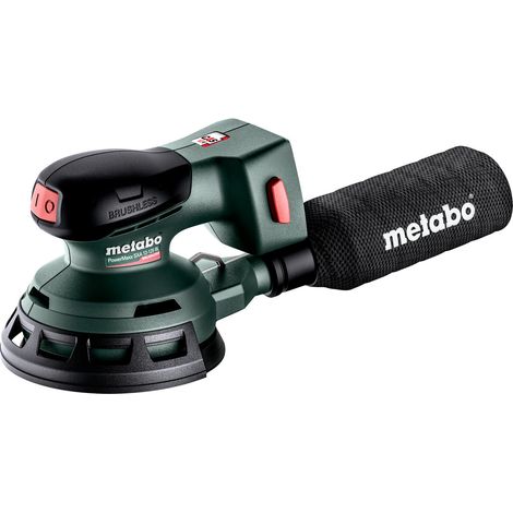 Ponceuse excentrique sans fil 12V – Moteur Brushless – Plateau 125mm – Circuit d'oscillation 2mm – Sac à poussière textile – metaBOX 215