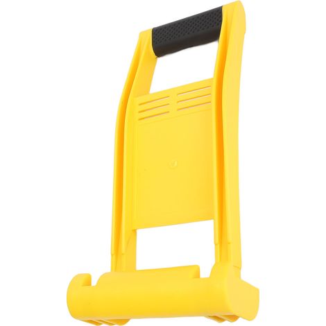 Porte-plaque en ABS avec poignée TPR pour transporter panneaux plâtre bois verre, déplaceur de panneaux 80 kg (1/5)