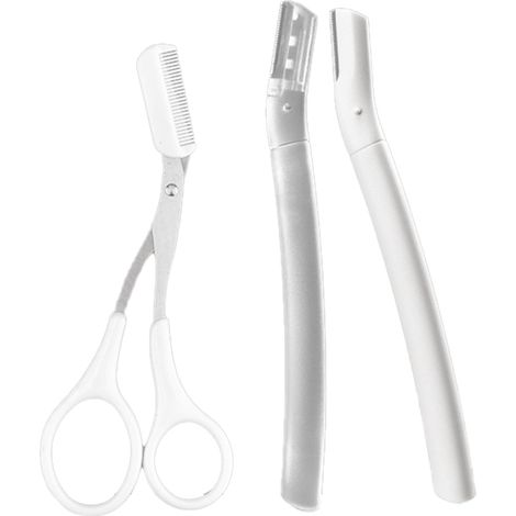 Kit Epilation Sourcils - Rasoir Visage et Taille- Sourcils Multifonctionnel - Pour Visage Corps et Barbe - 1 Pièce