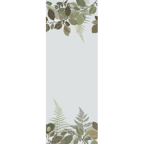 papier peint panoramique animaux de la forêt vert et marron  - ESTAhome (1/5)
