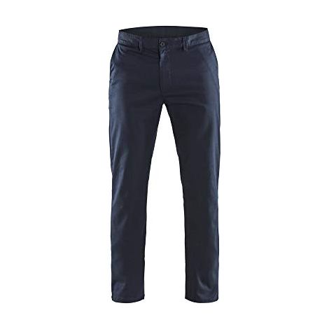 Pantaloni da lavoro chino stretch 2D 1465 - Blu scuro M - FR(44) - SE(C50) - Corti (1/3)