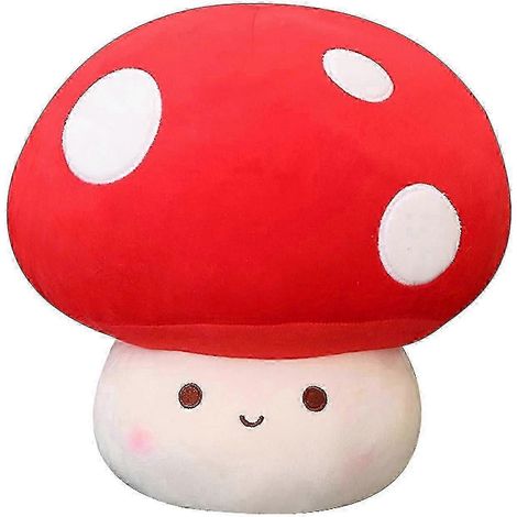Niedliches Kawaii-Pilz-Plüschtier, pilzförmiges Kissen, ideales Geschenk für Kinder, 23 bis 30 cm, kleiner Deko-Pilz für Zuhause (1/5)