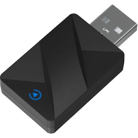 Verbesserter 2-in-1 CarPlay-Schlüssel: Kabelgebundener CarPlay-zu-kabelloser Android-Auto-Adapter, kompatibel mit Autoradios und USB-Plug-and-Play für CarPlay (1/5)