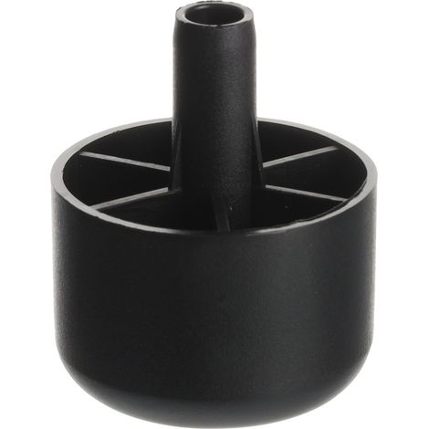 Deslizador con pasador negro H35 fi 50 250 kg Riex GL18 (1/2)