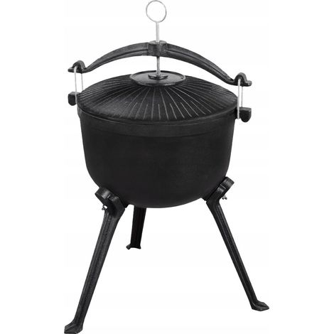 MASTER GRILL, GUSSEISERNER JAGDKOHLGRILL MG429
