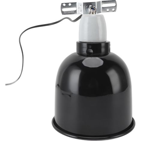 Lampe chauffante rotative à 360° pour reptiles, avec abat-jour UVA/UVB et dôme profond, idéale pour lézards, tortues et serpents. Prise US 110 V. (1/5)