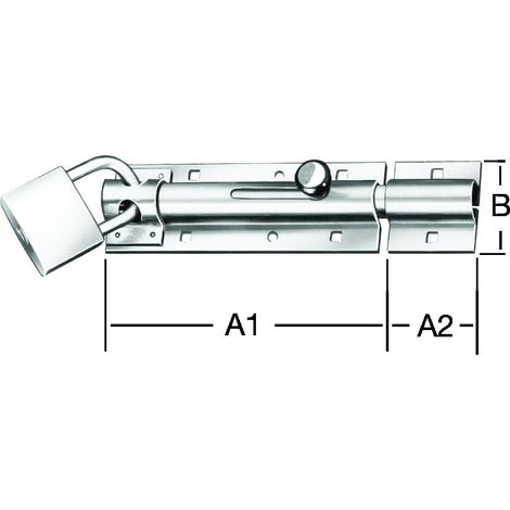 Vormann Bolzenschlosssriegel verzinkt 130x43,5x2,2mm (1/5)