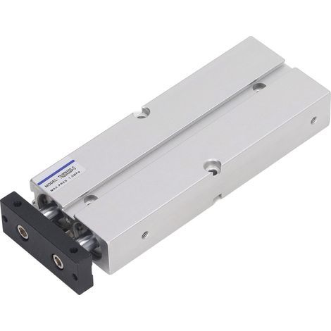 Doppelkolbenzylinder aus Aluminiumlegierung, 20 mm Durchmesser, 100 mm Hub, Verbundzylinder, pneumatisch (1/5)