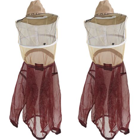 Veste de protection pour l'apiculture, manches d'apiculteur, tenue respirante pour apiculteur, ensemble d'équipement comprenant une robe, un voile et une cagoule (1/5)