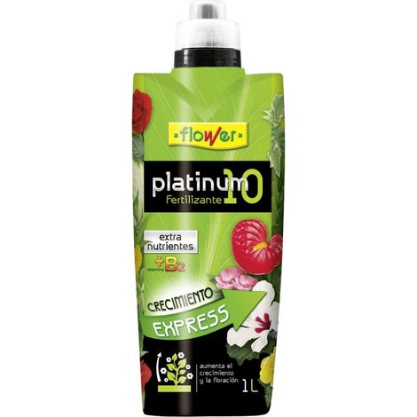 FLOWER ABONO LÍQUIDO PLATINUM 400ml - Crecimiento plantas verdes y flores