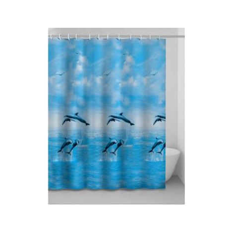 TENDA DOCCIA HAITI AZZURRO 240X200