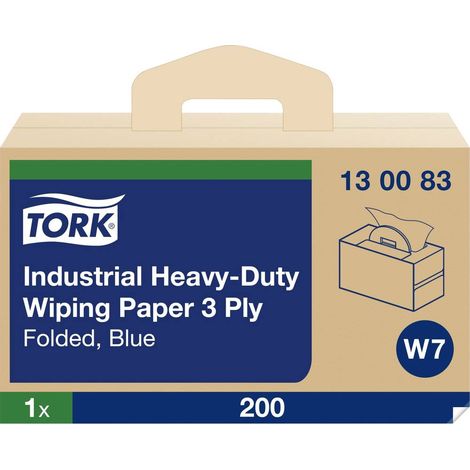 TORK 130083 Lingettes nettoyantes 3 couches (1/4)