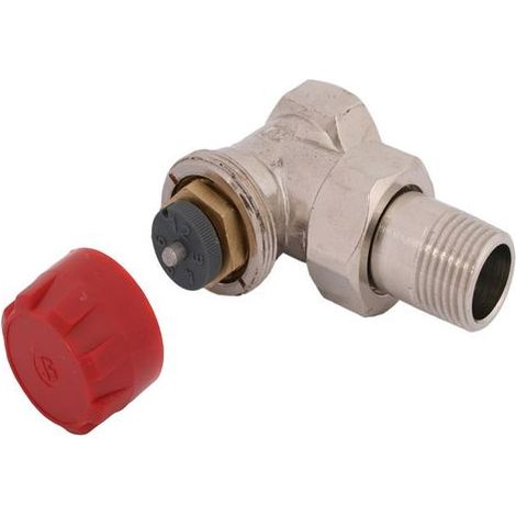 JS THERMOSTATVENTIL VOREINSTELLB. ECKFORM,DN15,1/2",VERNICKELT