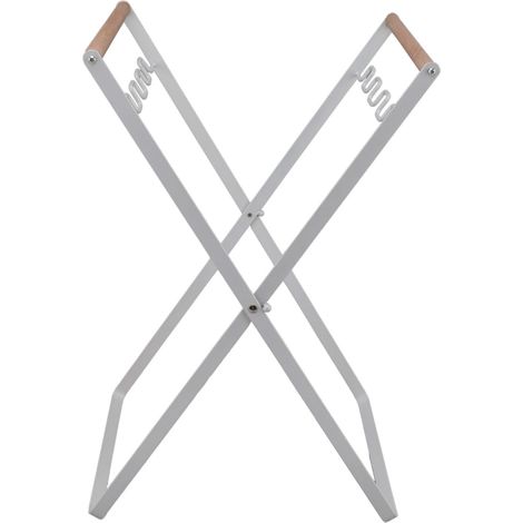 Support de sac poubelle en fer blanc pliable pour le camping et autres activités de plein air. (1/5)