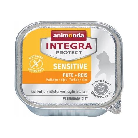 AnimonCat Integra Sensitive Tacchino e Riso Gluten Free - Vaschetta 100 Gr - (1/3)