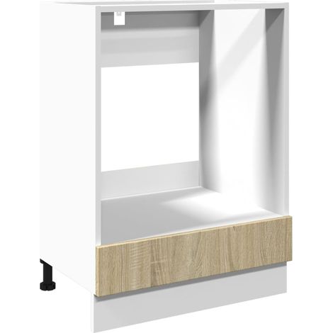 vidaXL Mobile per Forno Rovere Sonoma 60x46x81,5 cm Legno