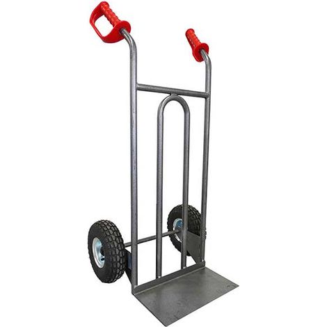 Sackkarre aus Stahl - Lufträder - Traglast 250kg - DDPO2-RG