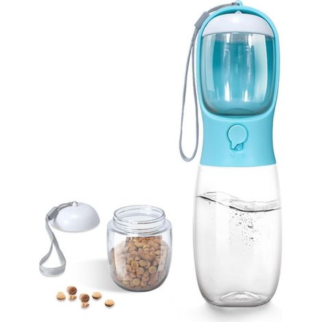 Bouteille d\\'eau Portable pour chien, 550ml/100g, fontaine d\\'eau pour animaux de compagnie, adaptée aux chats, aux chiens et à la boisson en plein air (1/5)