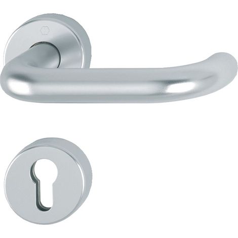 HOPPE FS-Garnitur Paris FS-138/42H/42HS Alu.F1 D/D TS 45-65mm PZ rd.DIN L/R - 10726471 (1/4)