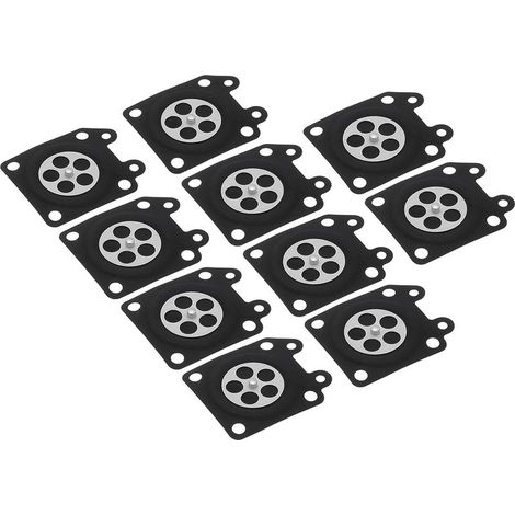 Vergaser-Membrandichtung, 10er-Packung, Messmembran-Baugruppe für Kettensägen-Reparaturteile der Modelle 2500, 3800 und 4500. (1/5)