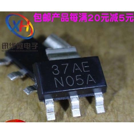 Régulateurs linéaires MeiMxy Patch LM1117MPX 3.3 (800 mA, 3,5 V, boîtier SOT-223, lot de 10)