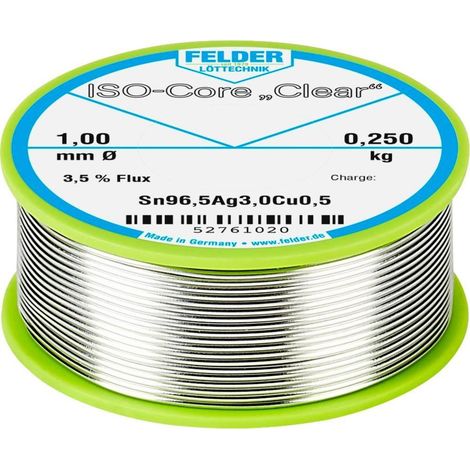 Felder Hilo de soldadura ISO-Core Clear 1 mm transparente