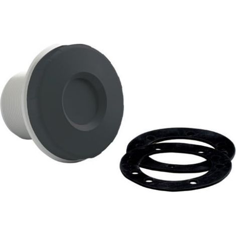 Prise balai liner pour piscine enterrée – gris anthracite – installation facile – compatible béton – design moderne et élégant – Piscineo