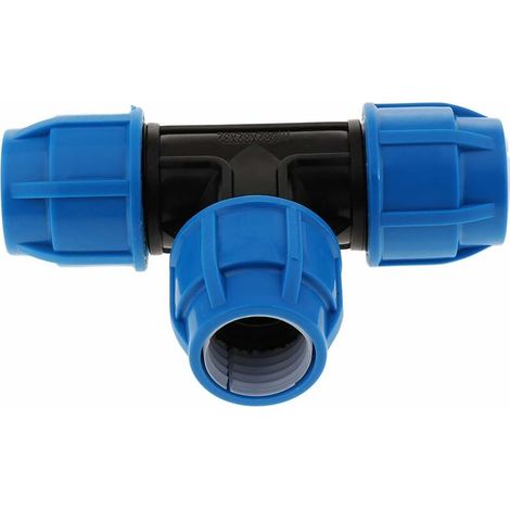Garden Hose Tee Connector Plastic Coupling Fitting Garden Hose Coupler Hose Connector - 32mm