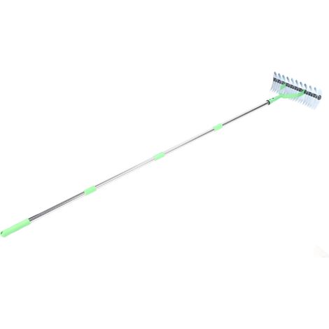 Râteau démousseur 1,7 m acier allié outil jardin désherbage mousse mort amendement sol (1/5)