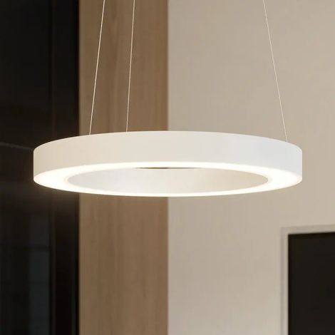 [GEBRAUCHT] B-Ware Arcchio Led Pendelleuchte Sharelyn Hängelampe Weiß Ring Cct Aluminium 80 Cm