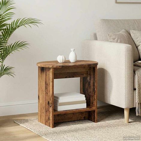 vidaXL Tavolo laterale Legno antico 50 x 39,5 x 55 cm